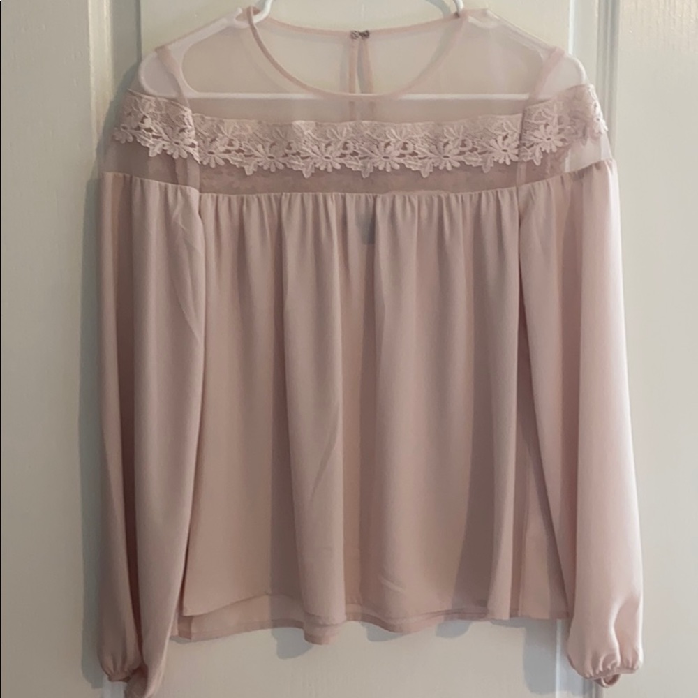 Light pink express blouse